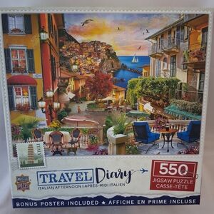 MasterPieces "Italian Afternoon" Jigsaw Puzzle - 550 Pieces Poster